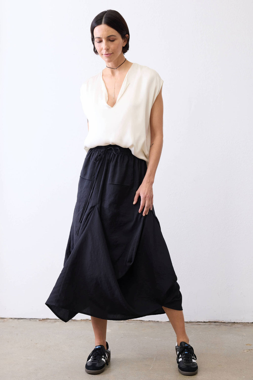 The Light Poplin Go-To Skirt