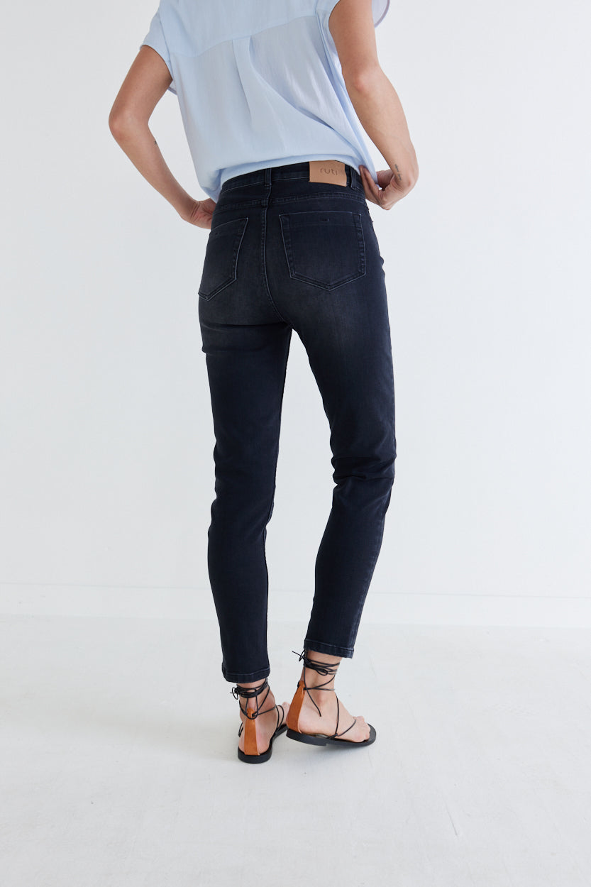 Slim-Fit Distressed Stretch Denim Jeans